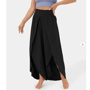 Halara breezeful High Waisted Palazzo Flowy Split Wide Leg pant